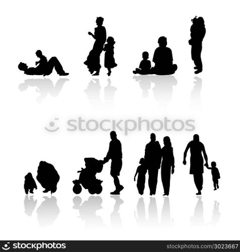 silhouette family set