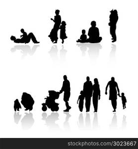 silhouette family set