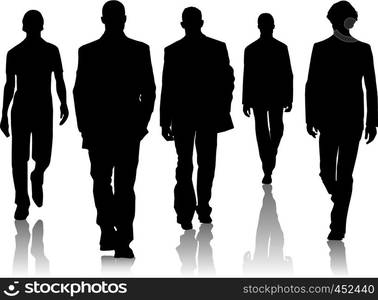 Silhouette fashion men