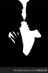 silhouette lovers