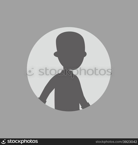 silhouette man theme vector graphic art illustration. silhouette man art