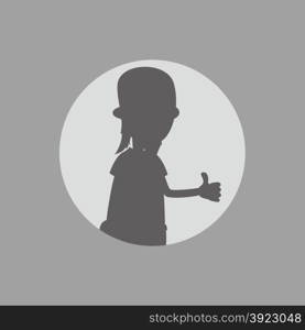 silhouette man theme vector graphic art illustration. silhouette man art