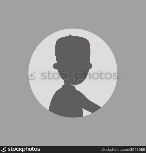 silhouette man theme vector graphic art illustration. silhouette man art