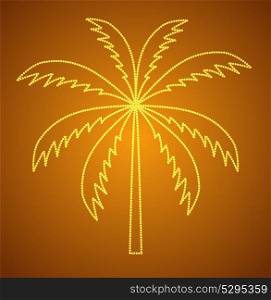 Silhouette of Palm Tree. Vector illustration. EPS10. Silhouette of Palm Tree. Vector illustration