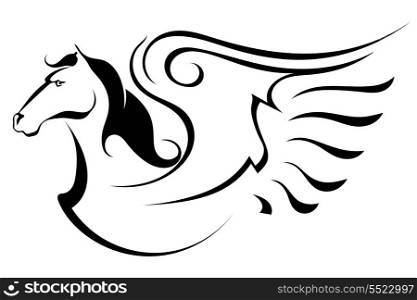 Silhouette of Pegasus