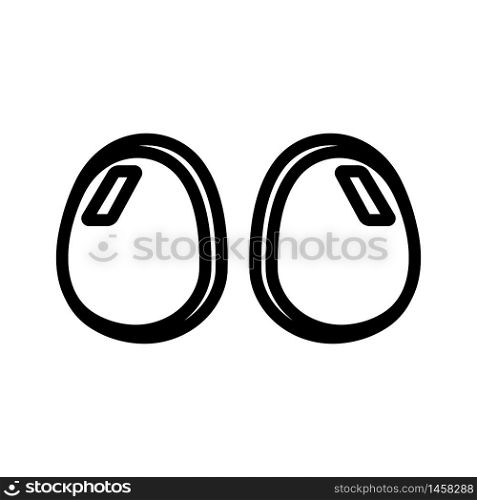 silicone breast suction cups icon vector. silicone breast suction cups sign. isolated contour symbol illustration. silicone breast suction cups icon vector outline illustration