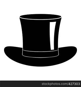 Silk hat icon. Simple illustration of silk hat vector icon for web. Silk hat icon, simple style