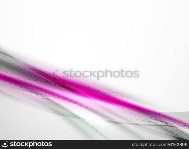 Silk white and purple color waves, beauty idea coporate identity template