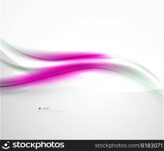Silk white and purple color waves, beauty idea coporate identity template