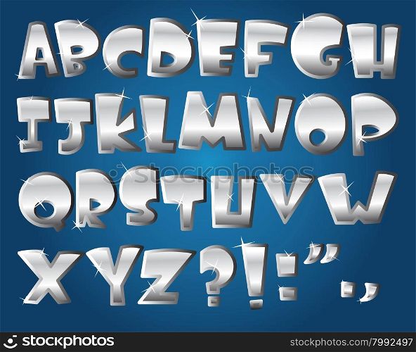Silver alphabet