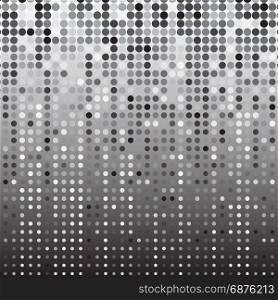 Silver dot halftone abstract background, stock vector