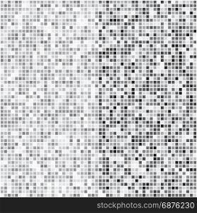 Silver mosaic halftone abstract background, stock vector