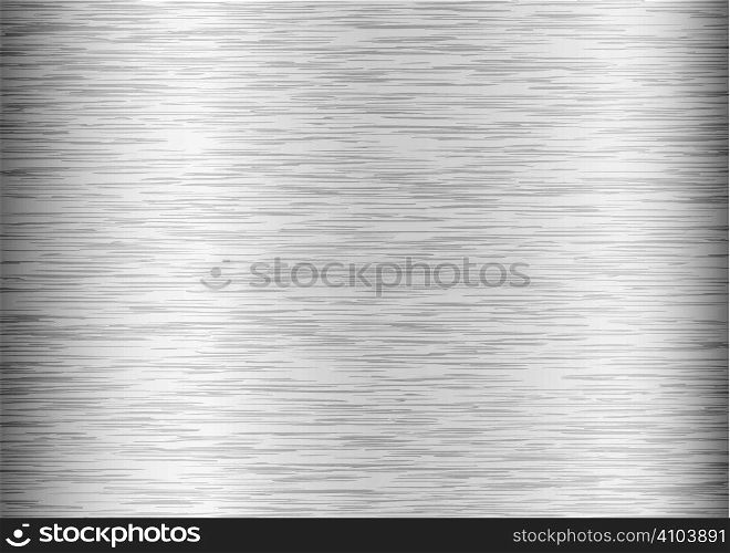 Silver steel background with metal grain and stroke effect