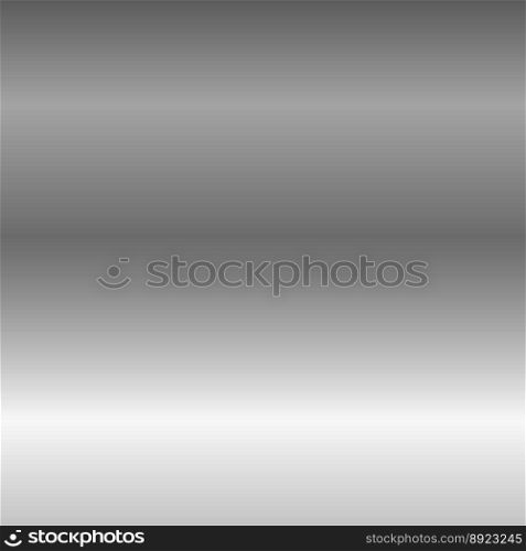 Silver texture horizontal gradient template vector image