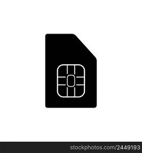 SIM card icon logo vector design template