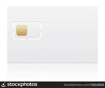 sim card vector illustration isolated on white background