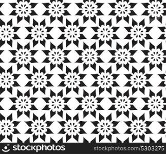 Simple Abstract Seamless Pattern of Flower, Vector Illustration EPS10. Simple Abstract Seamless Pattern of Flower, Vector Illustration