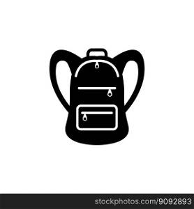 Simple backpack icon,illustration design template.