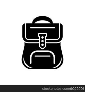 Simple backpack icon,illustration design template.