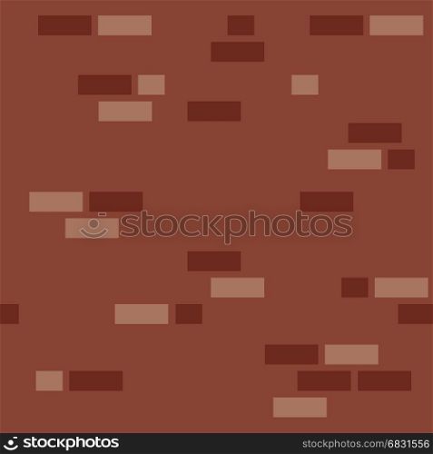 Simple brick wall pattern.. Brick wall pattern in flat style. Simple vector illustration.