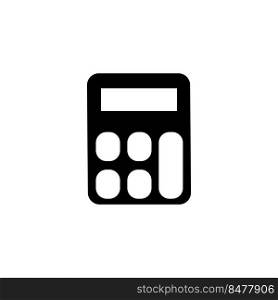 simple calculator icon illustration design