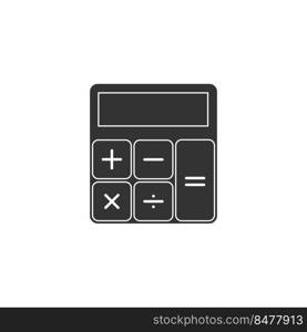 simple calculator icon illustration design