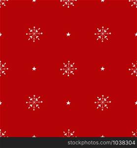 Simple classic xmas seamless pattern for background, wrapping paper, fabric, surface design. Naive Christmas background. vector illustration. Simple classic xmas seamless pattern