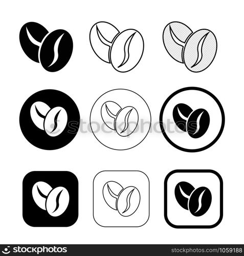 Simple coffee icon sign design