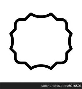 simple decorative frame, icon on isolated background