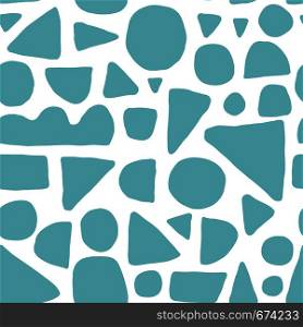 Simple design texture with chaotic painted shapes. Abstract creative freehand shapes seamless pattern. Backdrop for textile or book covers, wallpapers, design, wrapping. Simple design texture with chaotic painted shapes.
