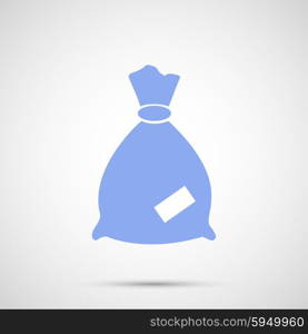 Simple design vector icons moneybags. Simple design vector icons moneybags.