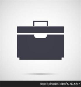 Simple design vector icons suitcase. Simple design vector icons suitcase.