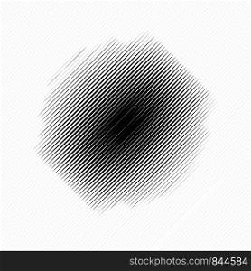 Simple diagonal lines with circle deformation background. Abstract decoration. EPS 10. Simple diagonal lines with circle deformation background. Abstract decoration.