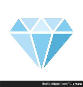 simple diamond icon. vector illustration