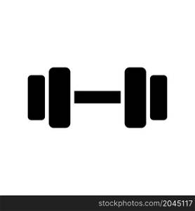 simple dumbbell icon vector illustration design