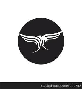 simple eagle logo vector illustration design template - vector