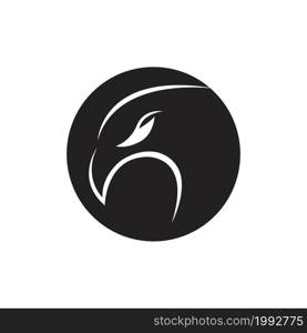 simple eagle logo vector illustration design template - vector