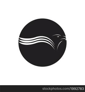 simple eagle logo vector illustration design template - vector