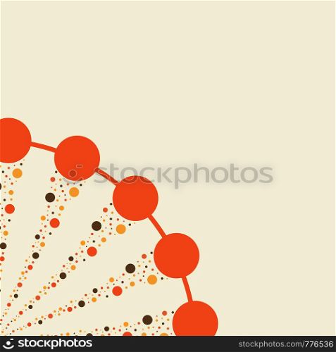 Simple flat abstract background