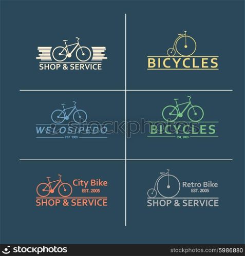 Simple flat vector images bike on the background.. Simple flat vector images bike on the background