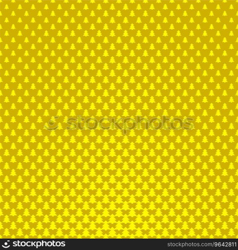 Simple geometric pine tree pattern background Vector Image