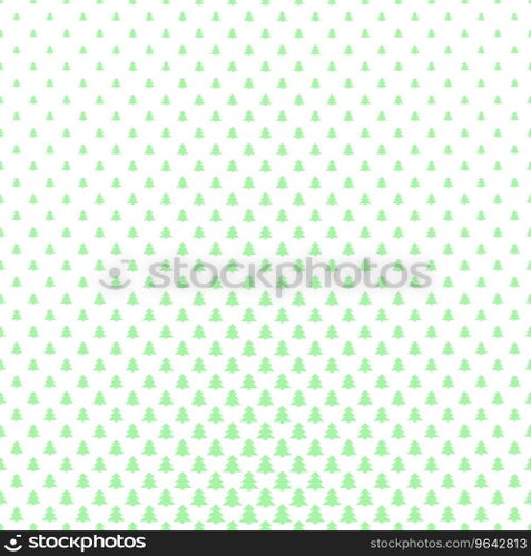 Simple geometric pine tree pattern background Vector Image