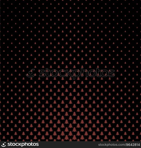 Simple geometric pine tree pattern background Vector Image