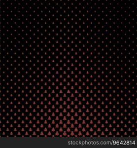 Simple geometric pine tree pattern background Vector Image