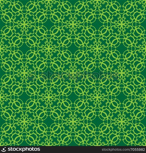 Simple green seamless wallpaper pattern vector illustration. Green seamless pattern