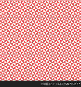 Simple grid red triangle background pattern Vector Image