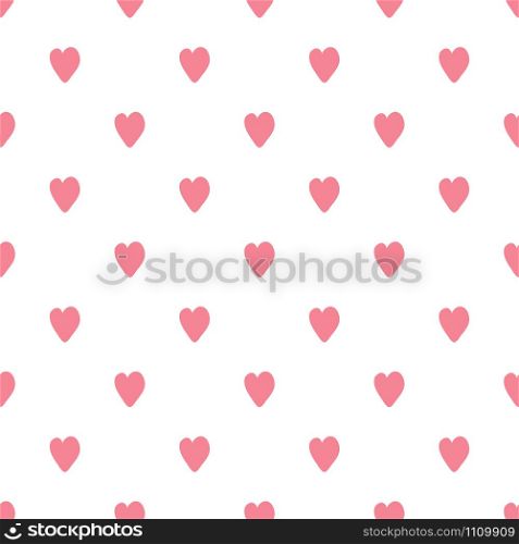 Simple hearts seamless pattern. Valentines Day backdrop. Wedding template. Design for fabric, textile print, wrapping paper, children textile. Vector illustration. Simple hearts seamless pattern. Valentines Day backdrop.