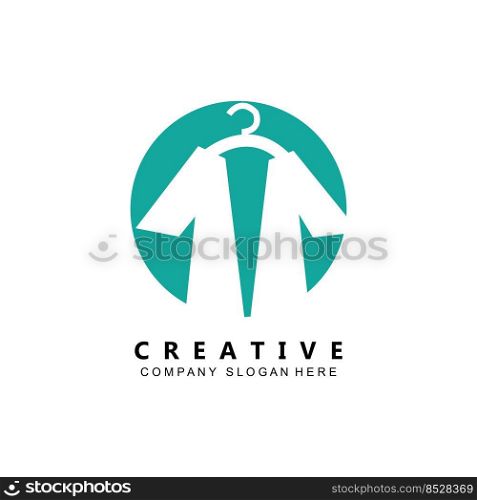 simple home laundry logo icon vector