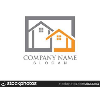 Simple House Home Real Estate Logo Icons. Simple House Home Real Estate Logo
