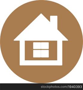 simple house symbol and home icon sign